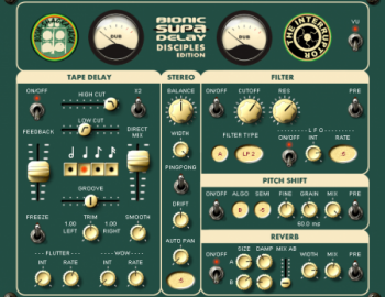 The Interruptor updates Bionic Supa Delay free delay plugin to v1.1