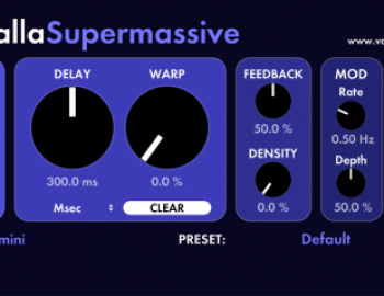 Valhalla DSP has announced the release of free plugin ValhallaSupermassive