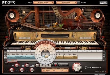 Toontrack EZkeys Hybrid Harp v1.0.1 x86 x64