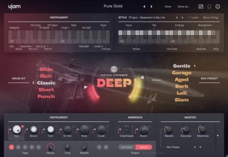 UJAM Virtual Drummer DEEP v2.1.1 x64