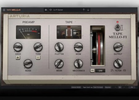 Tape MELLO-FI: Unique lo-fi effect plugin from Arturia FREE (limited time)